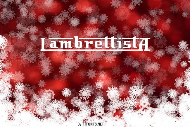 LambrettistA example