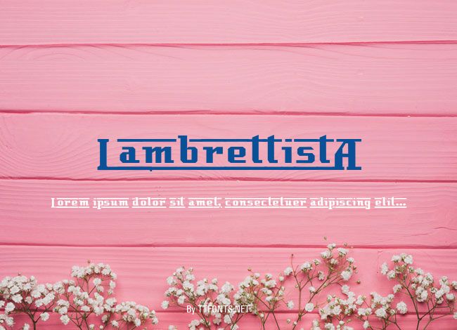 LambrettistA example