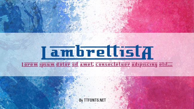 LambrettistA example