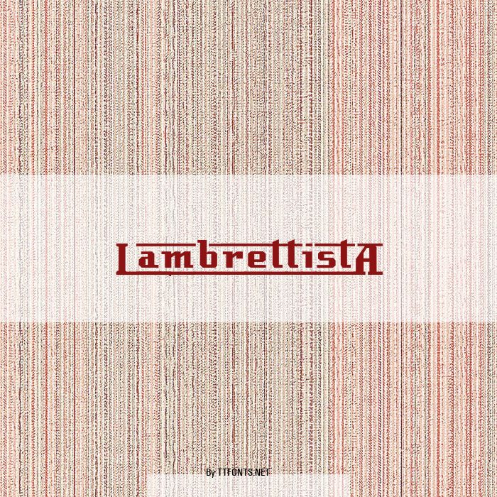 LambrettistA example