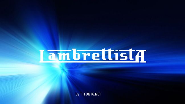 LambrettistA example