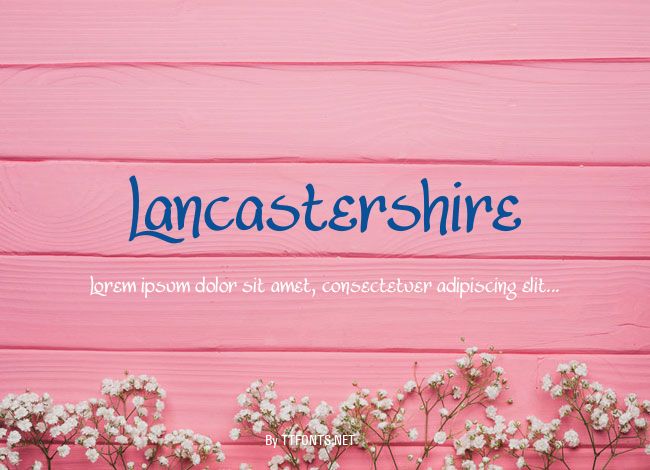 Lancastershire example