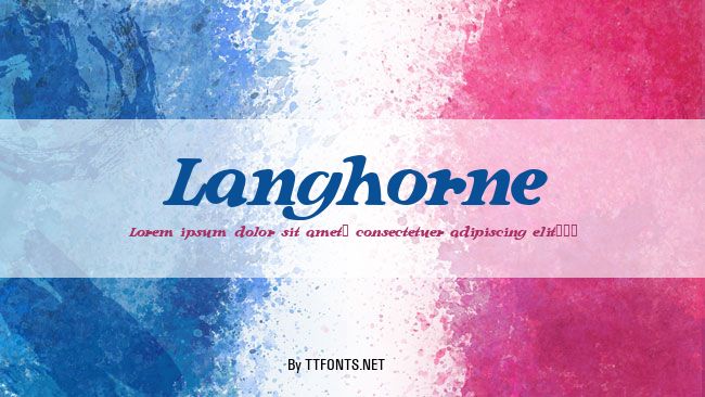 Langhorne example