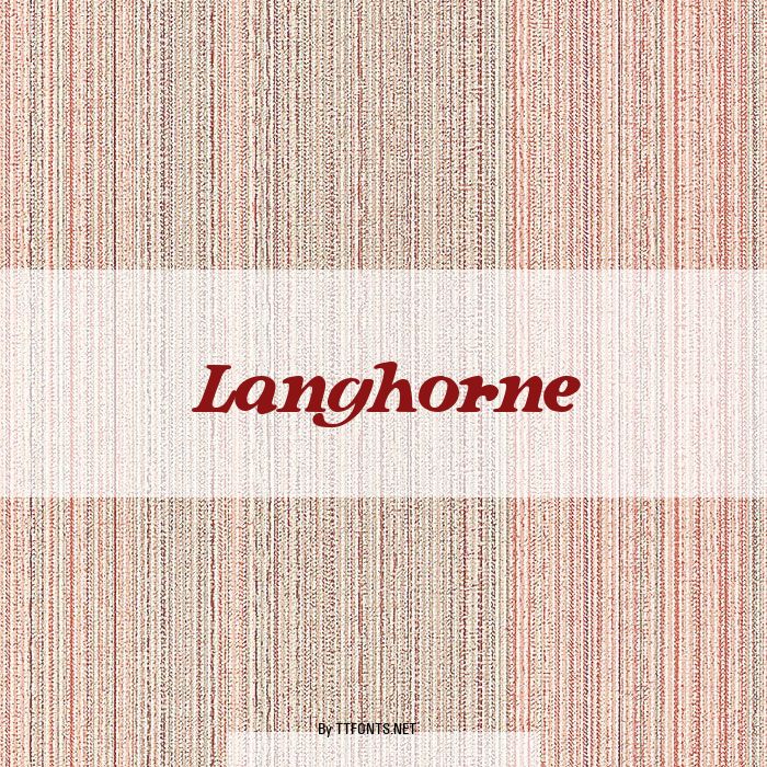 Langhorne example