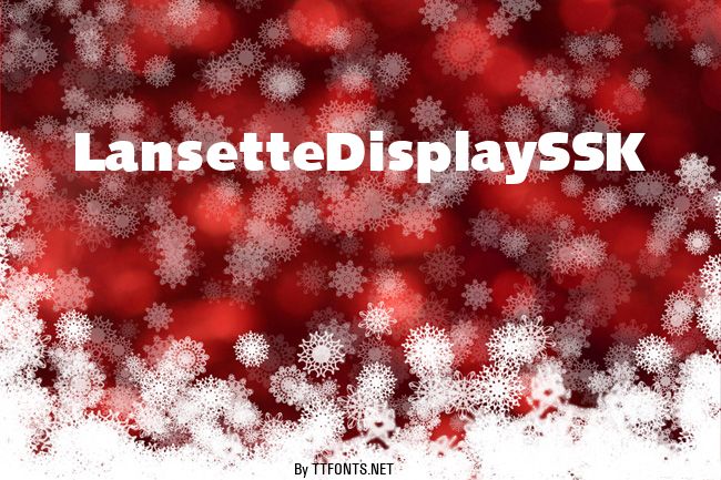 LansetteDisplaySSK example
