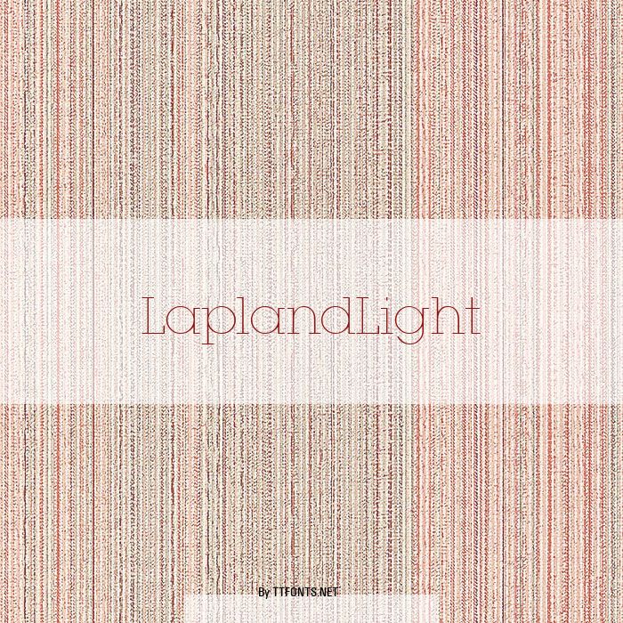 LaplandLight example