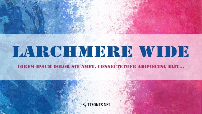 Larchmere Wide example