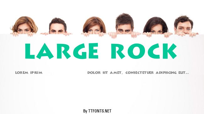 Large Rock example