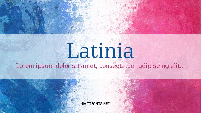 Latinia example