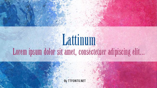 Lattinum example