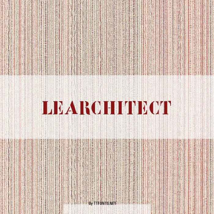 LeArchitect example