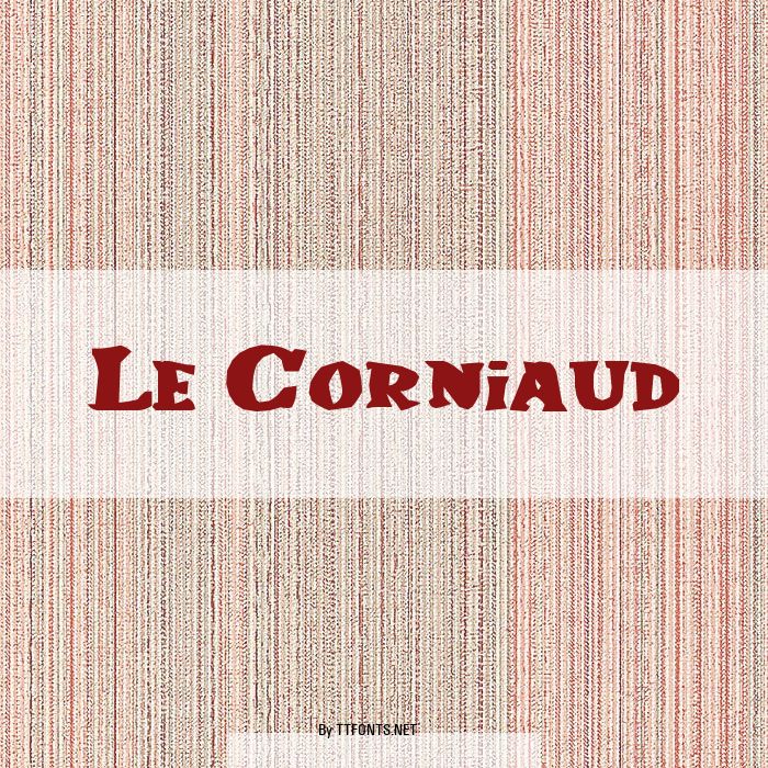 Le Corniaud example