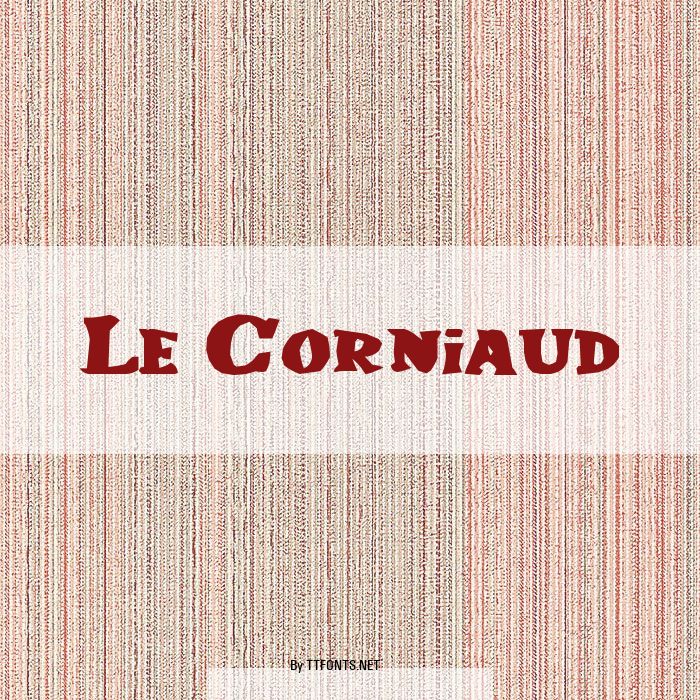 Le Corniaud example