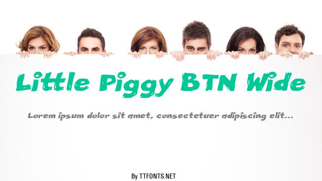 Little Piggy BTN Wide example