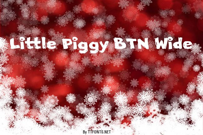 Little Piggy BTN Wide example