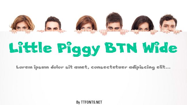 Little Piggy BTN Wide example