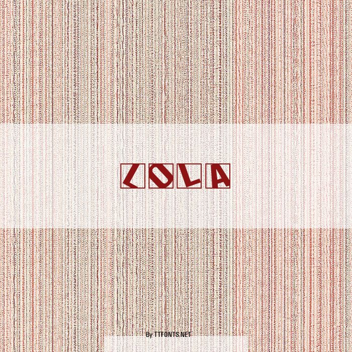 Lola example