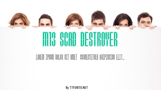 M13_SCAD DESTROYER example