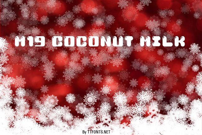 M19_COCONUT MILK example