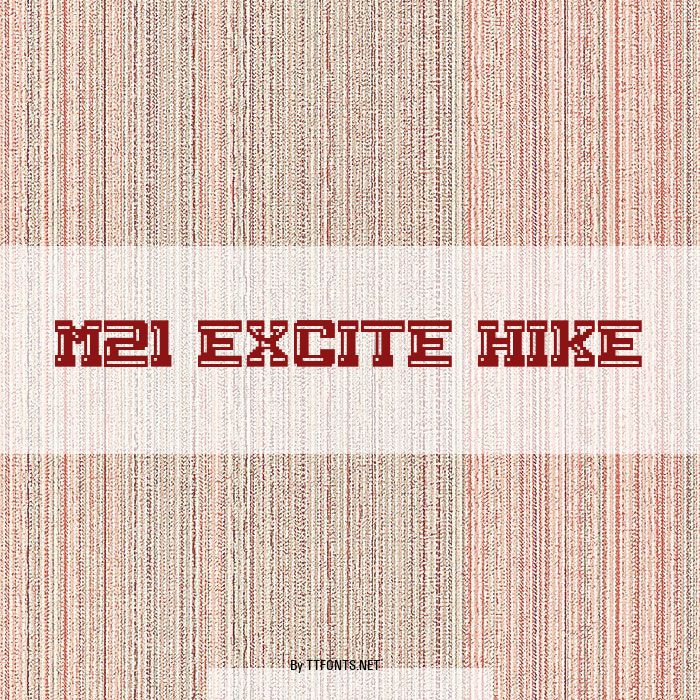 M21_EXCITE HIKE example