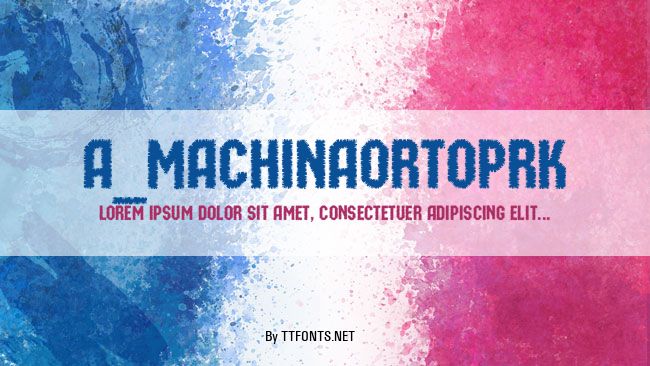 a_MachinaOrtoPrk example