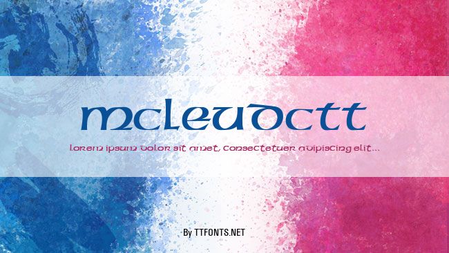 McLeudCTT example