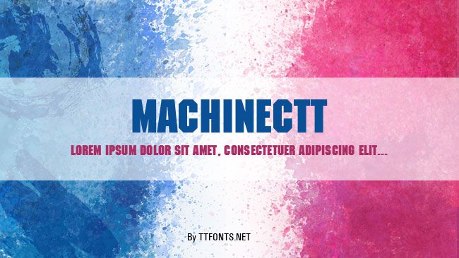 MachineCTT example