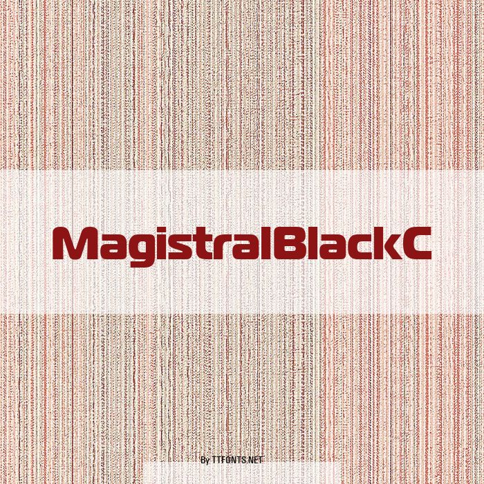 MagistralBlackC example