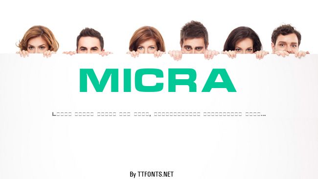 MICRA example