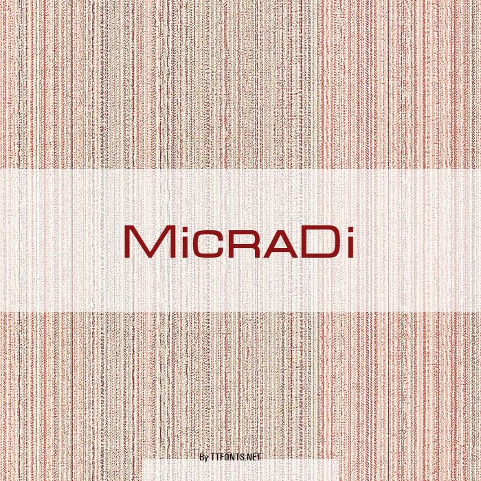 MicraDi example