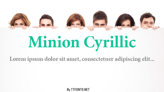 Minion Cyrillic example