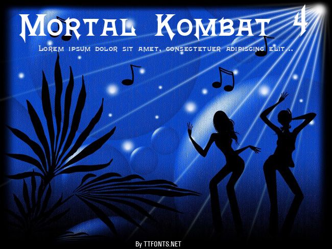 Mortal Kombat 4 example