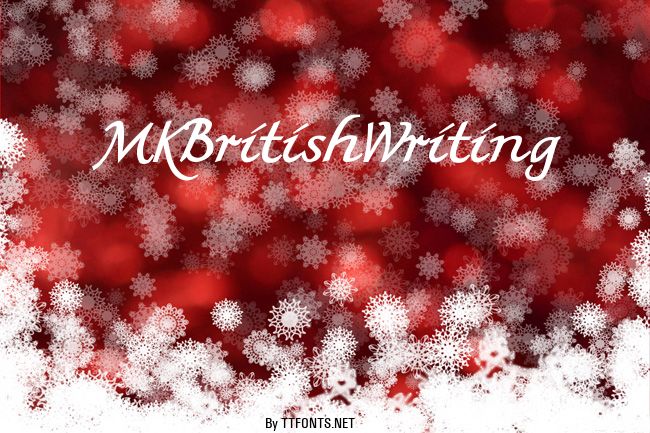 MKBritishWriting example