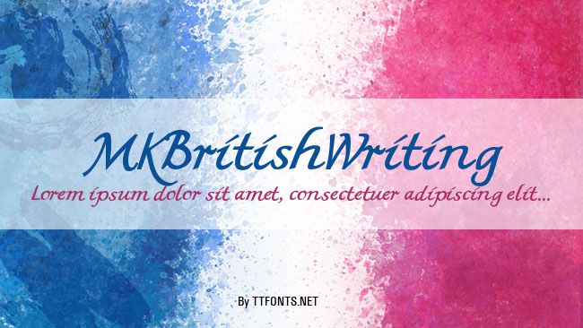 MKBritishWriting example