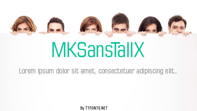 MKSansTallX example