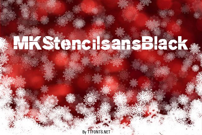 MKStencilsansBlack example