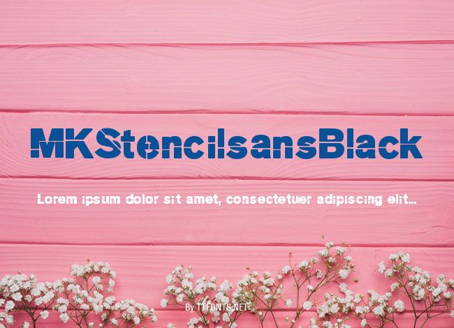 MKStencilsansBlack example