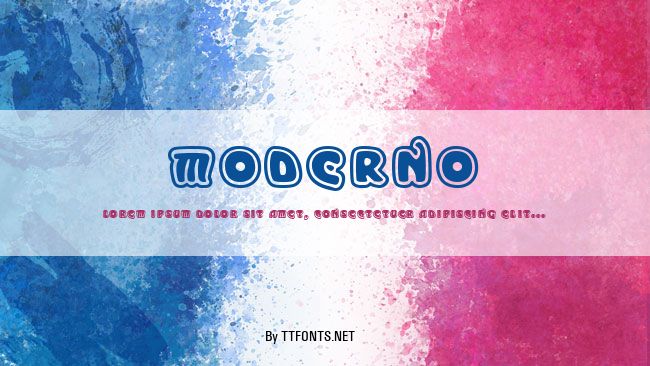 Moderno example