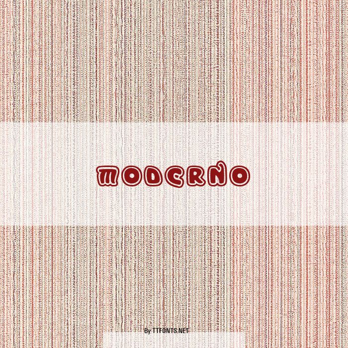 Moderno example