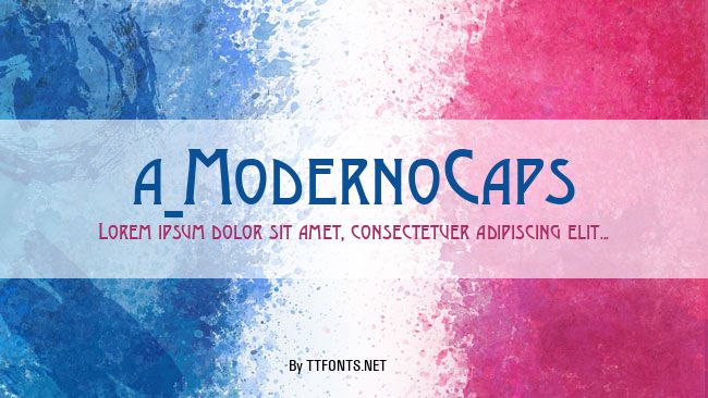 a_ModernoCaps example