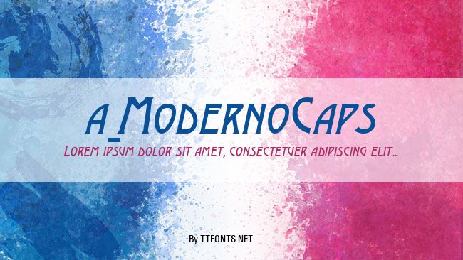 a_ModernoCaps example
