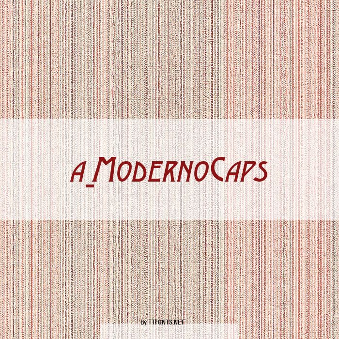 a_ModernoCaps example