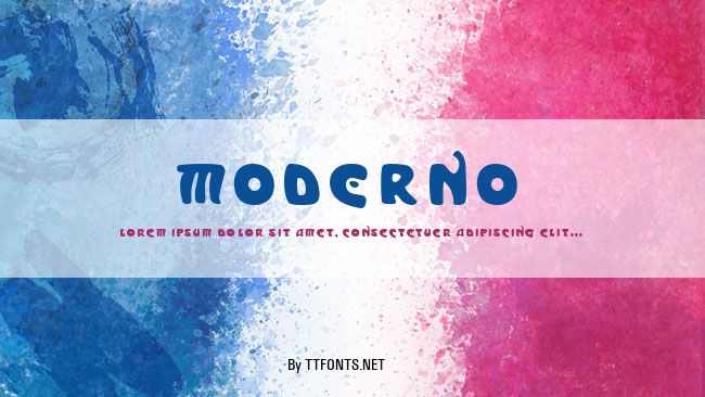 Moderno example