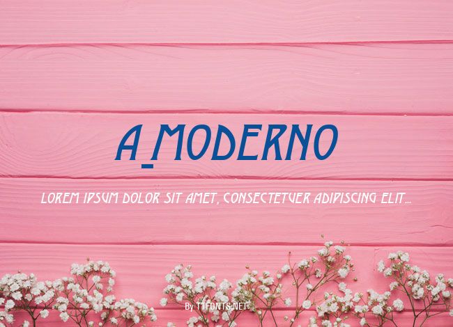 a_Moderno example