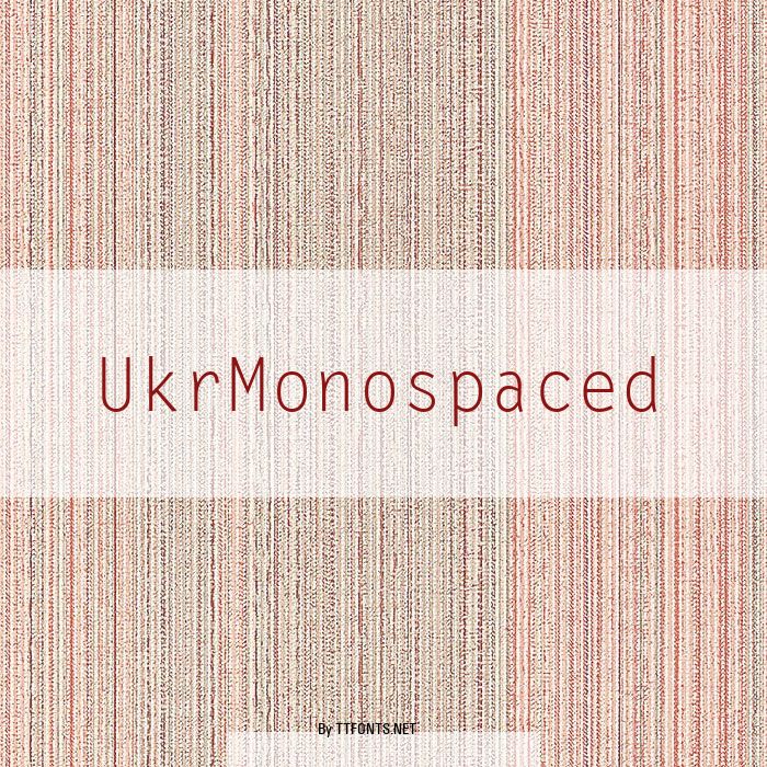 UkrMonospaced example