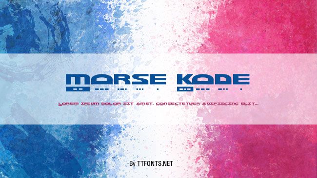 Morse Kode example