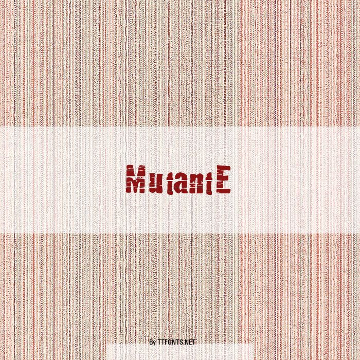 MutantE example