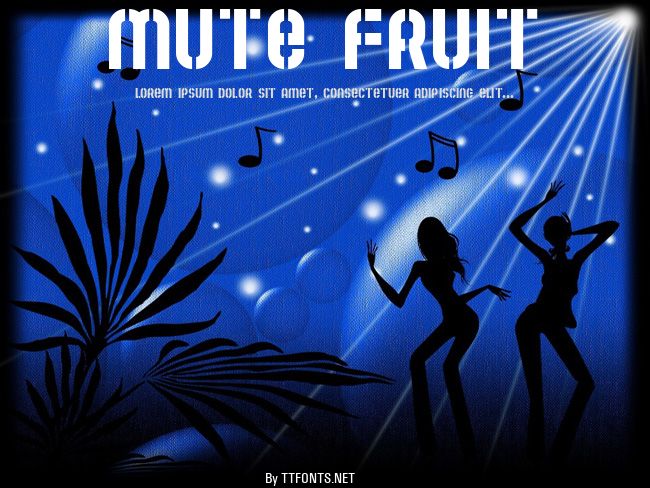 Mute Fruit example