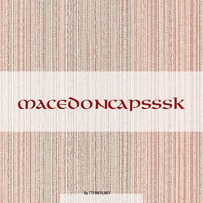MacedonCapsSSK example