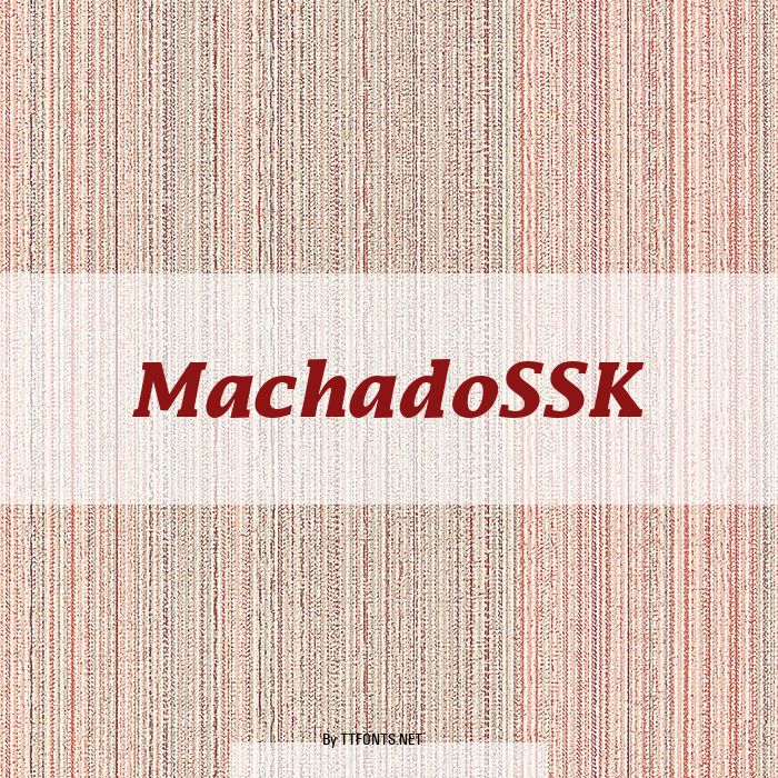 MachadoSSK example